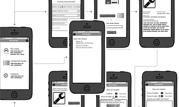 Application Wireframes